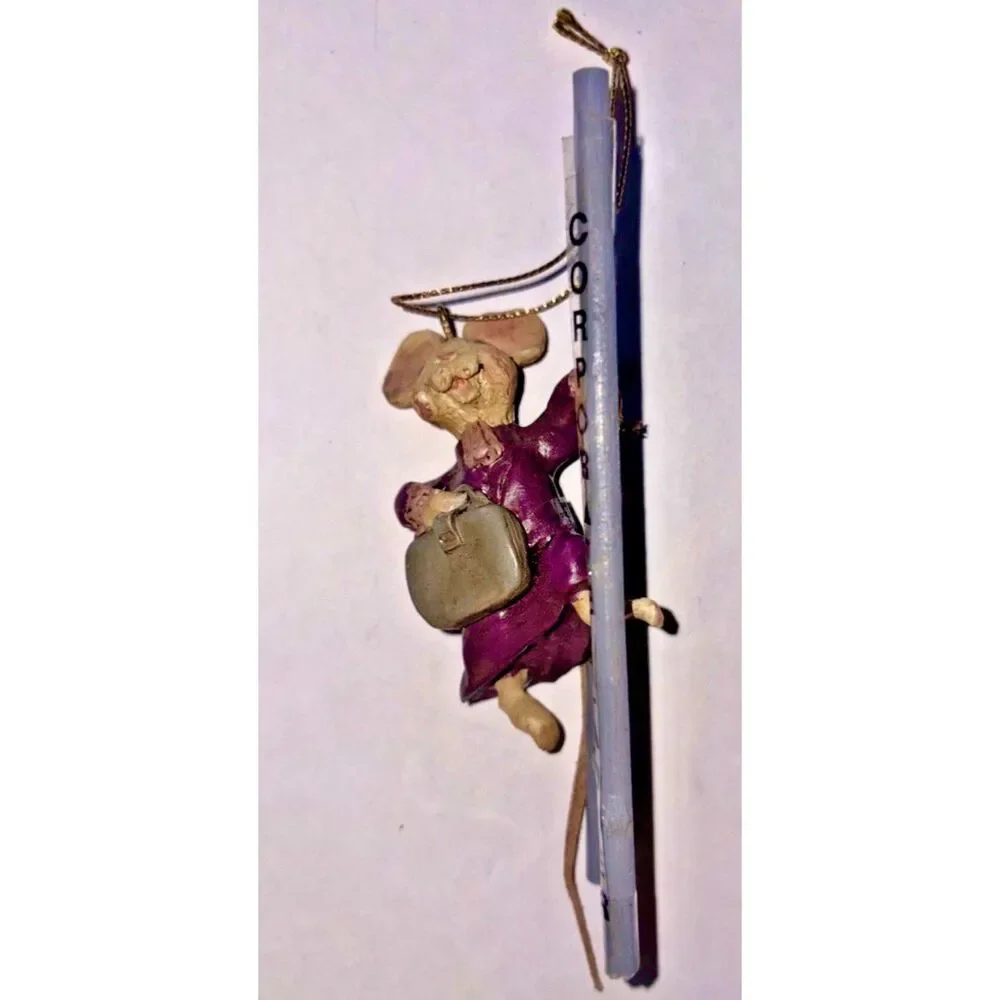 Vintage Kurt S. Andler Hole In The Wall Gang Holiday Ornaments. Lot of Four (4)